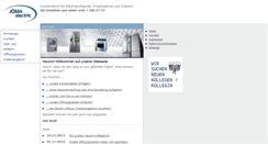 Desktop Screenshot of joema-electric.de